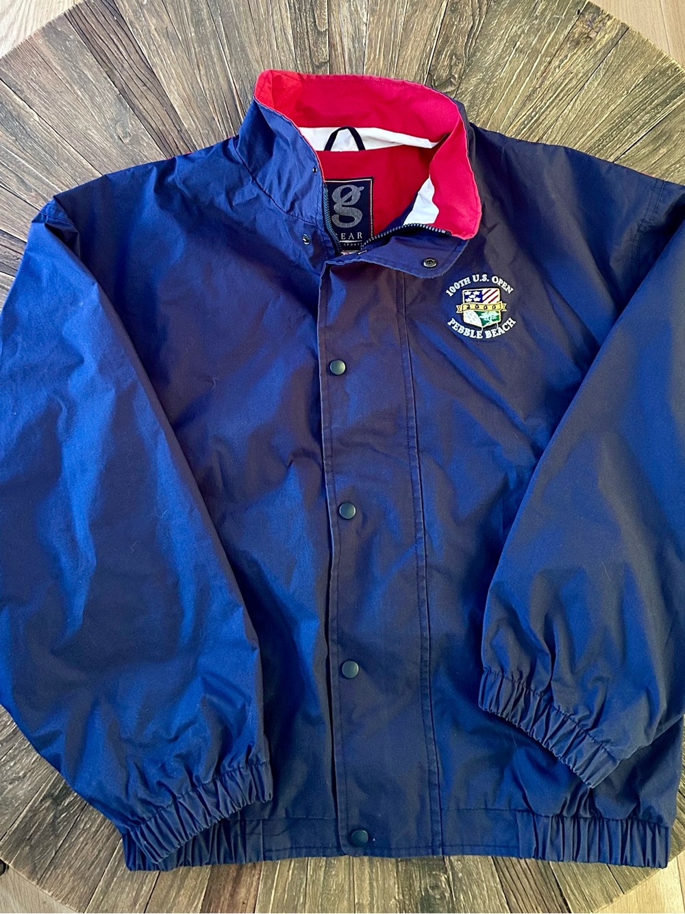 2000 U.S. Open Pebble Beach 100th Anniversary Golf Windbreaker Jacket